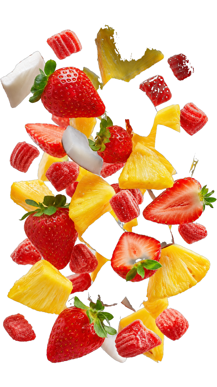 Strawberry Colada splash
